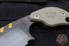 Blackside Customs/Strider Knives SLCC Fixed Blade- Tanto Edge- Bounty Hunter Edition- OD Green G-10 Scale