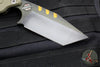 Blackside Customs/Strider Knives SLCC Fixed Blade- Tanto Edge- Bounty Hunter Edition- OD Green G-10 Scale
