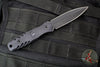 Blackside Customs Phase 7- Double Edge Dagger - Black Aluminum Scales- Tritium Inlay- Black PBS27 Steel Blade BSC-P7-BLKAL-TRIT-BLK