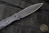 Blackside Customs Phase 7- Double Edge Dagger - Black Aluminum Scales- Tritium Inlay- Black PBS27 Steel Blade BSC-P7-BLKAL-TRIT-BLK
