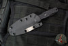 Blackside Customs Phase 7- Double Edge Dagger - Black Aluminum Scales- Tritium Inlay- Black PBS27 Steel Blade BSC-P7-BLKAL-TRIT-BLK