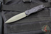 Blackside Customs Phase 7- Double Edge Dagger - Black Aluminum Scales- Tritium Inlay- OD Green PBS27 Steel Blade BSC-P7-BLKAL-TRIT-OD