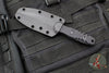 Blackside Customs Phase 7- Double Edge Dagger - Black Aluminum Scales- Tritium Inlay- OD Green PBS27 Steel Blade BSC-P7-BLKAL-TRIT-OD