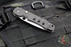 Spyderco Smock Flipper Carbon Fiber Handle Satin Hollow Ground Wharncliffe Button Lock C240CFP