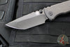 Chaves Knives Integral Redencion 229 Folder- Tanto Edge- Grey PVD Finished Titanium Handle- Grey PVD Finished Blade
