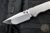 Chaves Knives Integral Redencion 229 Folder- Tanto Edge- Titanium Handle- Belt Finished Blade