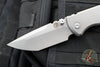 Chaves Knives Integral Redencion 229 Folder- Tanto Edge- Titanium Handle- Stonewash Finished Blade