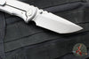 Chaves Knives Integral Redencion 229 Folder- Tanto Edge- Titanium Handle- Stonewash Finished Blade