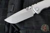 Chaves Knives Integral Redencion 229 Folder- Drop Point- Titanium Handle- Stonewash Finished Blade