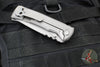 Chaves Knives Integral Redencion 229 Folder- Drop Point- Titanium Handle- Stonewash Finished Blade