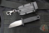 Demko Knives Armiger 2 Fixed Blade- Key Chain Knife- Shark Foot Or Clip Point Edge- Plain