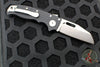 Demko Knives- AD20.5 Shark Lock Knife- Clip Point Or Shark Foot- Black G-10 Handle- Stonewash Finished 20CV Blade
