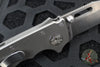 Demko Knives- AD20.5 Shark Lock Knife- Clip Point Or Shark Foot- Smooth Titanium Handle- Stonewash Finished 20CV Blade