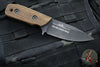 Duane Dwyer Custom Goods Model LD Custom Fixed Blade- Drop Point- USS New Jersey Teak Wood Handle
