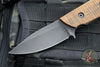 Duane Dwyer Custom Goods Model LD Custom Fixed Blade- Drop Point- USS New Jersey Teak Wood Handle