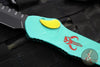 Heretic Hydra OTF Knife-Tanto Edge- Bounty Hunter Finished Handle- Black DLC Blade- Black Hardware H006-6A-BOUNTY