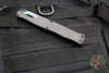 Heretic Cleric 2 OTF Auto- Tanto Edge- Carbon Fiber Top- Carbon Fiber Inlay Bottom Handle- Blue Hardware Accents- Black DLC Plain Edge Blade H019-6A-CF/BLU