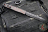 Heretic Cleric 2 OTF Auto- Tanto Edge- Black Handle- Red Camo Carbon Inlay- Black DLC Plain Edge Blade H019-6A-RD/CC