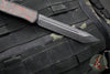 Heretic Cleric 2 OTF Auto- Tanto Edge- Black Handle- Red Camo Carbon Inlay- Black DLC Plain Edge Blade H019-6A-RD/CC