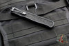 Heretic Cleric 2 OTF Auto- Tactical- Double Edge- Black Handle- Black DLC Full Serrated Edge Blade- Black HW H020-6C-T