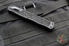 Heretic Cleric 2 OTF Auto- Tactical- Double Edge- Black Handle- Black DLC Full Serrated Edge Blade- Black HW H020-6C-T