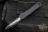 Heretic Manticore-S OTF Auto- Tactical- Double Edge- Black Frag Pattern Handle- Two Tone Black Finished Blade H024F-10A-T