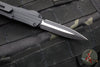 Heretic Manticore-S OTF Auto- Tactical- Double Edge- Black Frag Pattern Handle- Two Tone Black Finished Blade H024F-10A-T