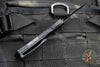 Heretic Manticore-S OTF Auto- Tactical- Double Edge- Black Frag Pattern Handle- Two Tone Black Finished Blade H024F-10A-T