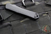 Heretic Manticore-S OTF Auto- Tactical- Double Edge- Black Frag Pattern Handle- Two Tone Black Finished Blade H024F-10A-T