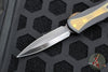 Heretic Manticore-E OTF Auto- Double Edge- Black Handle- Ultem Inlay- Ultem Button- Black DLC Blade H028-6A-ULTEM