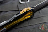 Heretic Manticore-X OTF Auto- Double Edge- Black Handle- Ultem Inlay- Black DLC Blade H032-6A-ULTEM