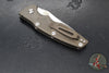 Hinderer Eklipse 3.5" Spearpoint Blade- AUTOMATIC-  Battle Bronze Titanium- Stonewash Finish S45VN Blade