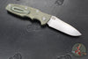 Hinderer Eklipse 3.5" Spearpoint Blade- AUTOMATIC-  Battle Green Titanium- Stonewash Finish S45VN Blade