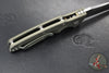 Hinderer Eklipse 3.5" Spearpoint Blade- AUTOMATIC-  Battle Green Titanium- Stonewash Finish S45VN Blade
