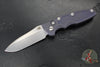 Hinderer Eklipse 3.5" Spearpoint Blade- AUTOMATIC-  Battle Purple Titanium- Stonewash Finish S45VN Blade