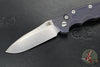 Hinderer Eklipse 3.5" Spearpoint Blade- AUTOMATIC-  Battle Purple Titanium- Stonewash Finish S45VN Blade