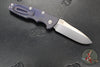 Hinderer Eklipse 3.5" Spearpoint Blade- AUTOMATIC-  Battle Purple Titanium- Stonewash Finish S45VN Blade