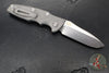 Hinderer Eklipse 3.5" Spearpoint Blade- AUTOMATIC-  Working Finish Titanium- Stonewash Finish S45VN Blade