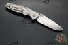Hinderer Eklipse 3.5"- AUTOMATIC- Spearpoint Blade- Stonewash Finished Titanium- Stonewash Finished S45VN Blade
