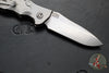 Hinderer Eklipse 3.5"- AUTOMATIC- Spearpoint Blade- Stonewash Finished Titanium- Stonewash Finished S45VN Blade