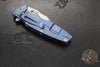 Hinderer Eklipse 3.5"- Bowie Edge- Stonewash Blue Finished Ti And Various G-10 Handles- Stonewash S45VN Blade