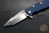 Hinderer Eklipse 3.5"- Harpoon Tanto- Battle Blue Titanium And BlueBlack G-10- Stonewash Finished S45VN Blade