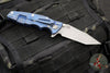 Hinderer Eklipse 3.5"- Harpoon Tanto- Battle Blue Titanium And Blue G-10- Working Finish S45VN Blade