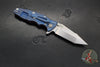 Hinderer Eklipse 3.5"- Harpoon Tanto- Battle Blue Titanium And Orange G-10- Stonewash Finished S45VN Blade