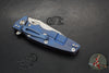 Hinderer Eklipse 3.5"- Harpoon Tanto- Battle Blue Titanium And Orange G-10- Stonewash Finished S45VN Blade