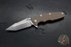 Hinderer Eklipse 3.5"- Harpoon Tanto- Battle Bronze Titanium And FDE G-10- Stonewash Finished S45VN Blade