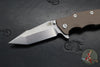 Hinderer Eklipse 3.5"- Harpoon Tanto- Battle Bronze Titanium And FDE G-10- Stonewash Finished S45VN Blade