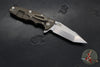 Hinderer Eklipse 3.5"- Harpoon Tanto- Battle Bronze Titanium And Red G-10- Stonewash Finished S45VN Blade