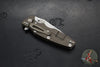 Hinderer Eklipse 3.5"- Harpoon Tanto- Battle Bronze Titanium And Red G-10- Stonewash Finished S45VN Blade