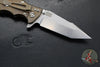 Hinderer Eklipse 3.5"- Harpoon Tanto- Stonewash Bronze Finished Titanium And OD Green G-10- Stonewash Finished S45VN Blade